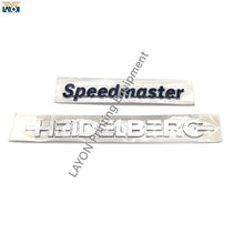 Cargar imagen en el visor de la galería, LAYON 1 PCS Signage Wordmark Heidelberg SM52 SM74 SM102 Letter Label Protective Cover Heidelberg Signage Protective Cover Label